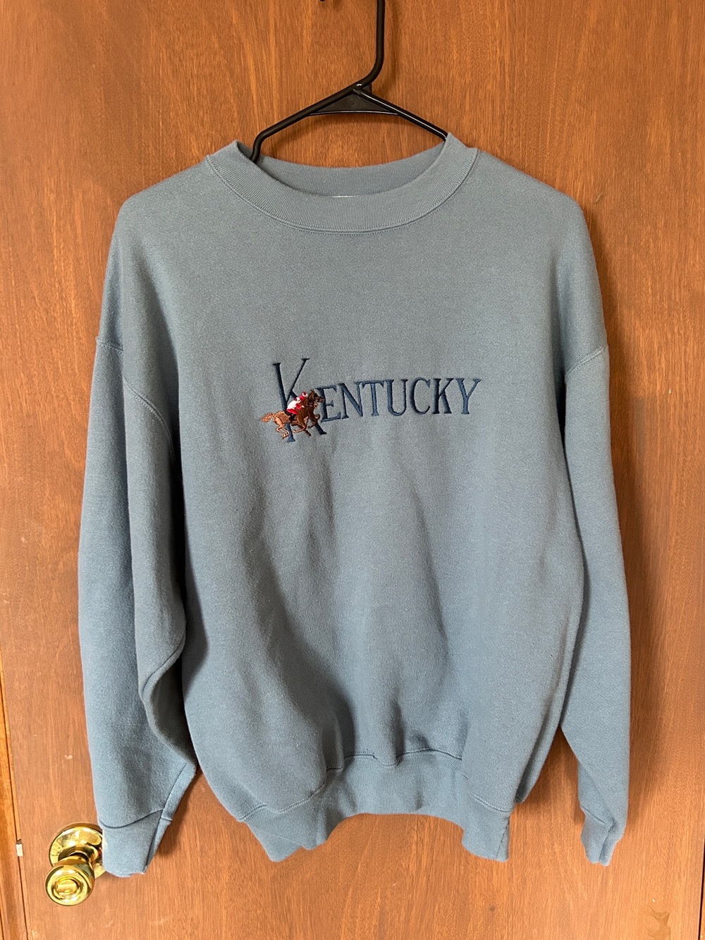 Vintage Kentucky Embroidered Crewneck Sweatshirt